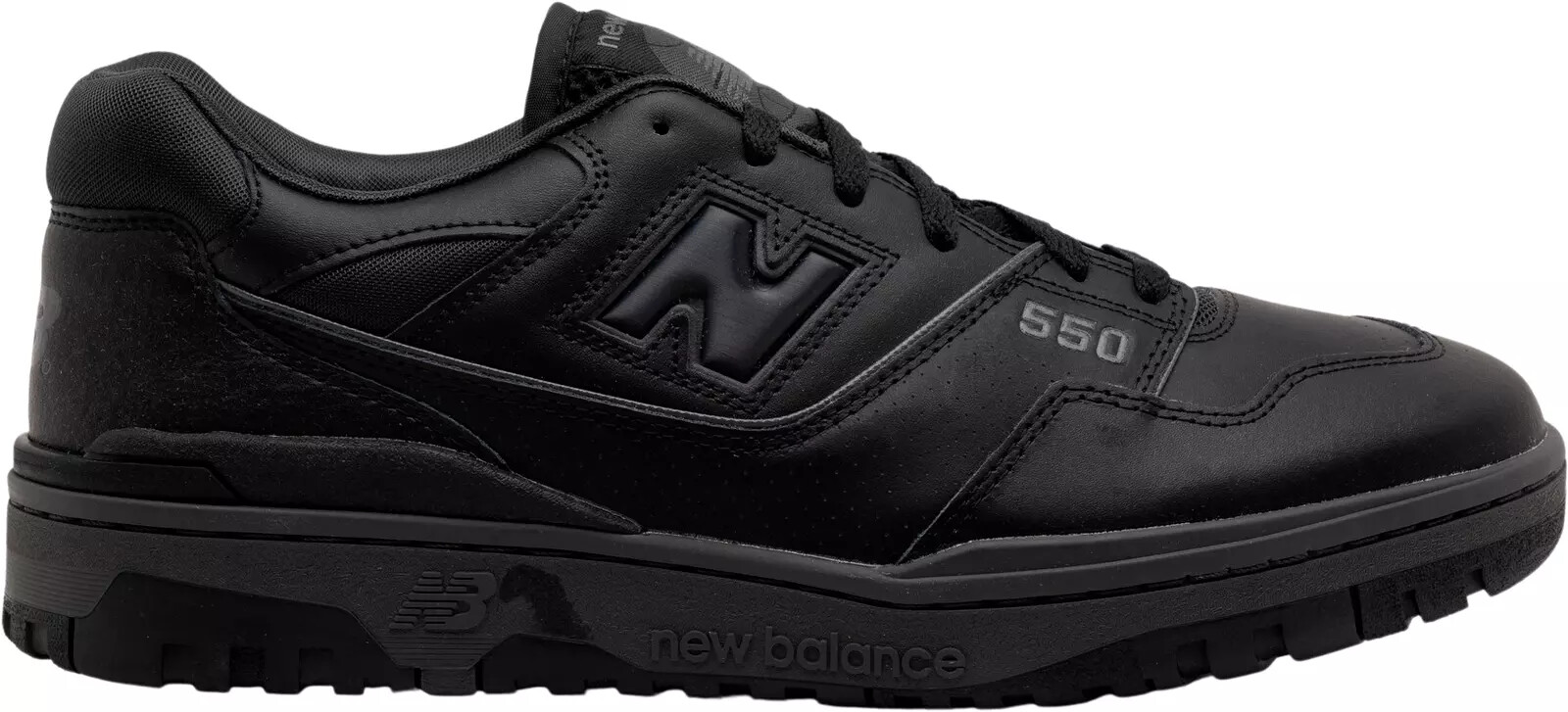 New Balance 550 Triple Black Casual Cross Training Sneakers New Balance 550 Triple Black Casual Cross Training Sneakers