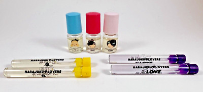 GWEN STEFANI HARAJUKU LOVERS PERFUME SET G, LOVE, BABY + WICKED VERSION G & LOVE
