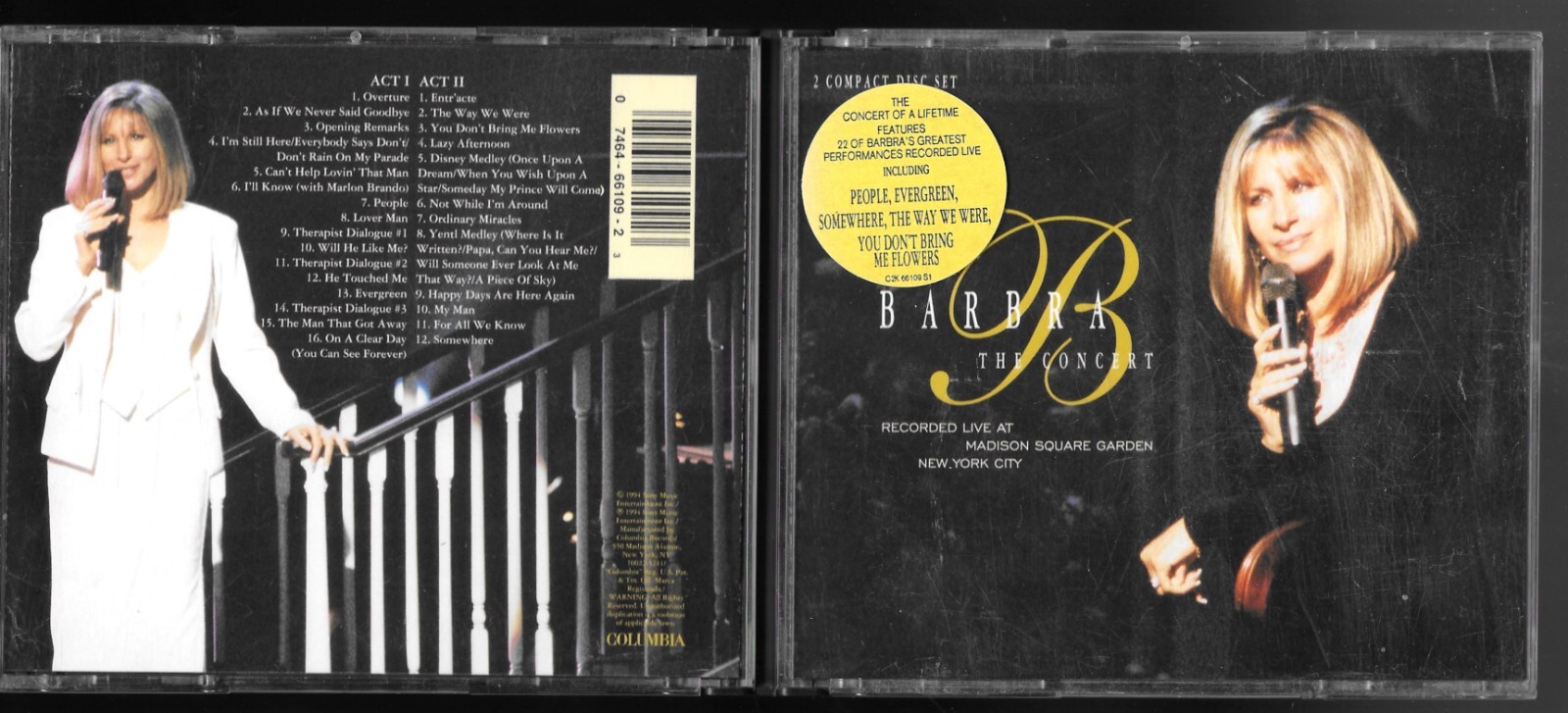 BARBRA STREISAND - The Concert 2 DISC SET CD 74646610923| eBay