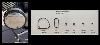 Honda Elsinore MR50 Carburetor Gasket Kit and stator rubber seal