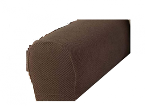 Set Of 2 Stretch Armrest Covers Chocolate Getset2save For Sale