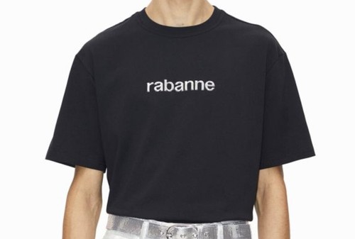 Tシャツ・カットソー PACO RABANNE Chain T-shirt Black $_12.JPG?set_id=880000500F
