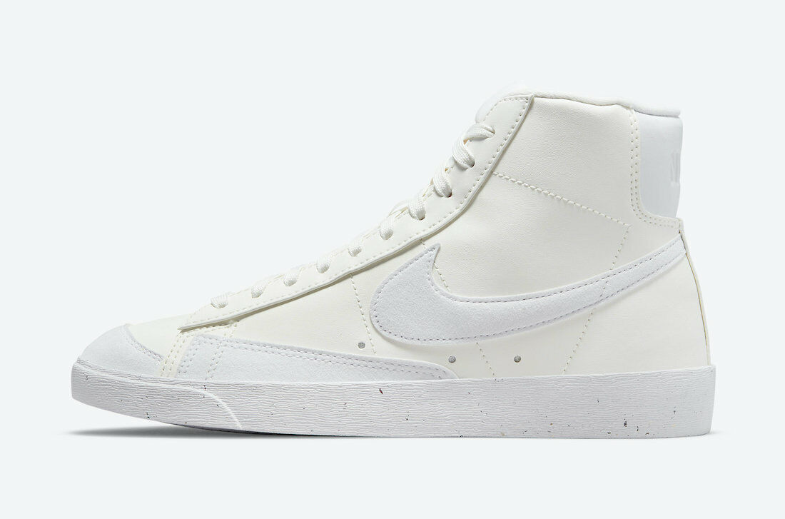 

Женские кроссовки Nike Blazer Mid 77 Next Nature Sail Off White Popcorn DO1344-100 размер 7, Цвет слоновой кости, Nike Blazer 77