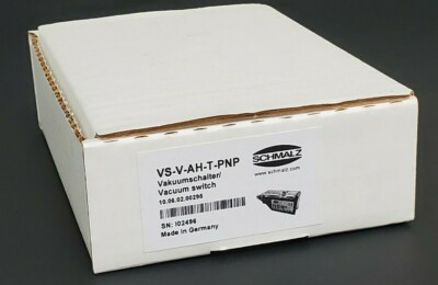 NIB SCHMALZ VS-V-AH-T-PNP VACUUM SWITCH VSVAHTPNP