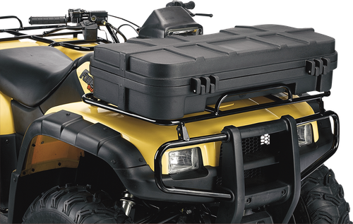 Moose Black Lockable Latch ATV Front Luggage Rack Cargo Storage Box Trunk