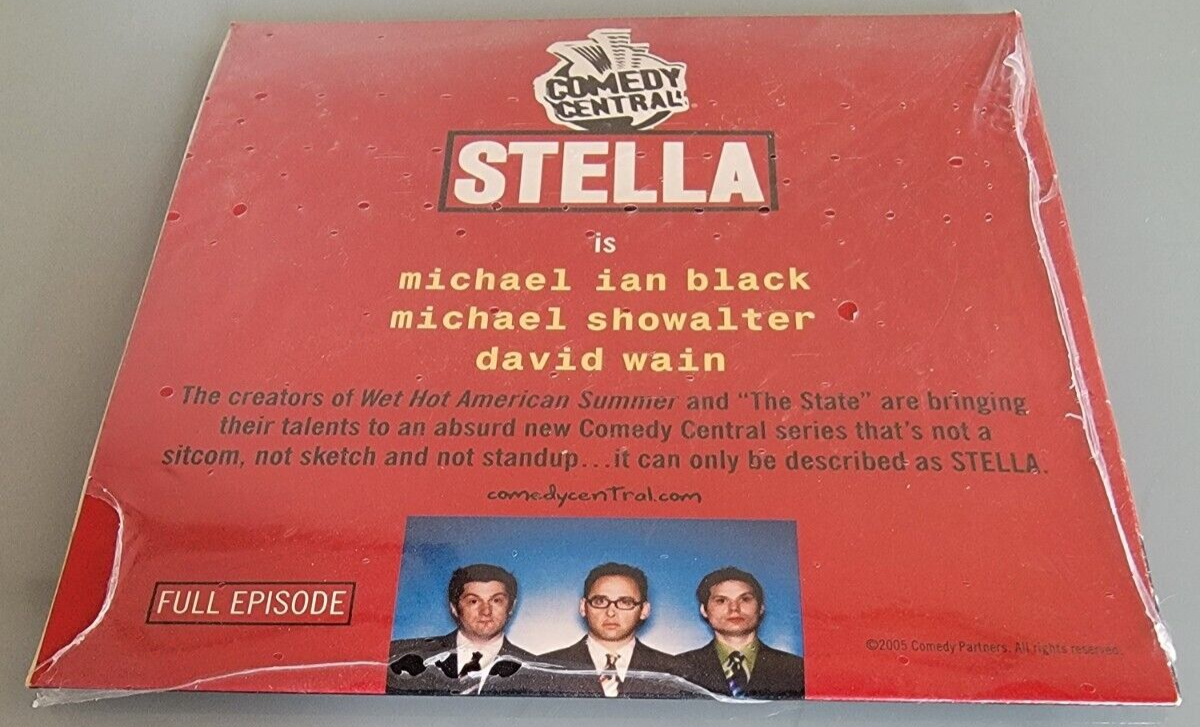 Stella Comedy Central Exclusive First Look DVD Full Episode New Sealed