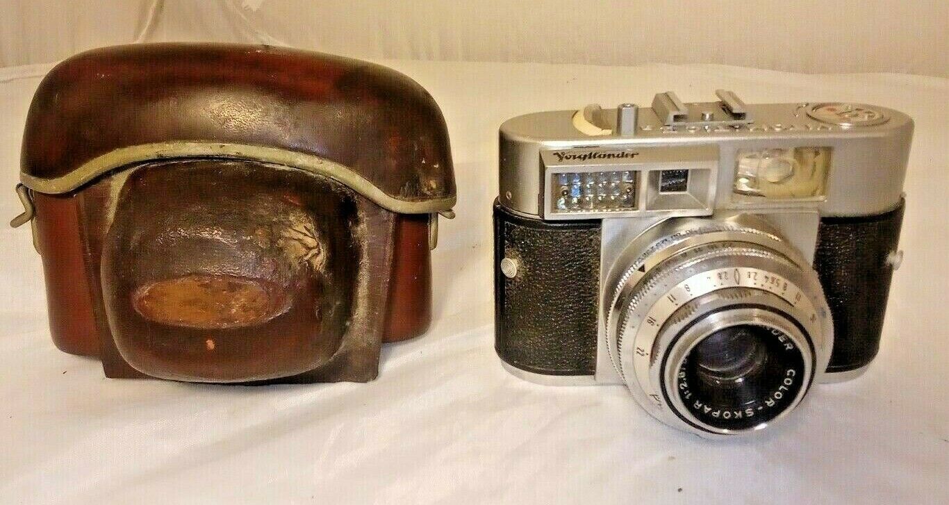 Voigtlander Vitomatic IIa 35mm Rangefinder Camera w Color-Skopar