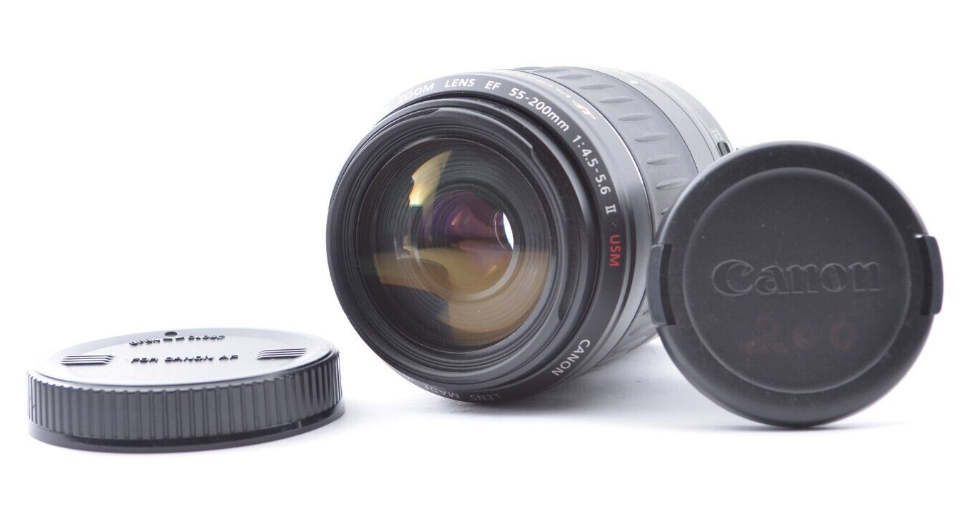 Top Mint】 Canon EF 55-200mm f/4.5-5.6 II USM from Japan