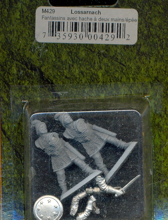 Mithril Sda M429 Fantassins Avec Hache A Deux Mains/Epee