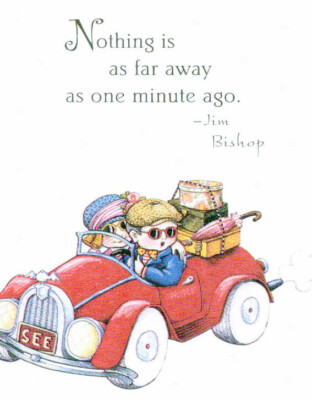 NOTHING SO FAR AWAY-Handcrafted Fridge Magnet-w/Mary Engelbreit art