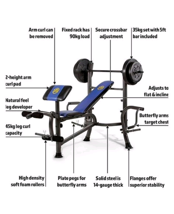 Marcy Weight Bench Weights Rrp 200 In Bournemouth Dorset