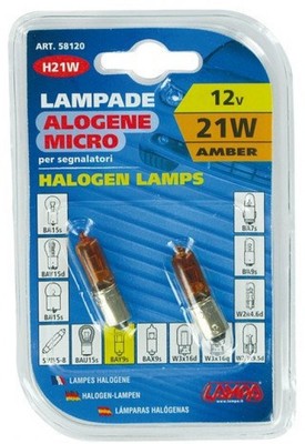 cp halogen lamp amber H21W