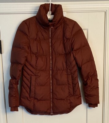 Athleta Downtown Puffer Jacket Ancient Mahogany(Rust) - Sz XS  #599479-04