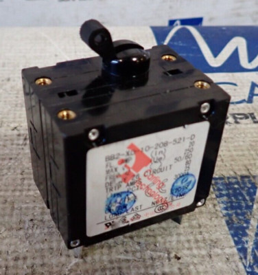 Carling Technologies BB2-X0-10-208-521-D 20 Amp 250 VAC 2 Pole Breaker