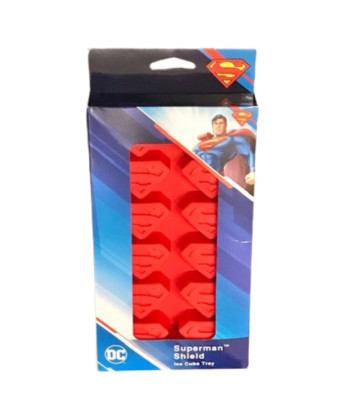 NEW Red Superman Shield Logo Ice Cube Tray DC Comics Superhero