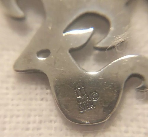 James Avery, RETIRED, Reindeer, Christmas, Dangle Charm, Sterling Silver