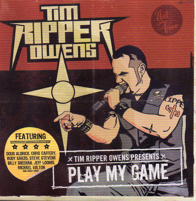 Tim Ripper Owens - Play My Game CD 12 track promo (Judas Priest)