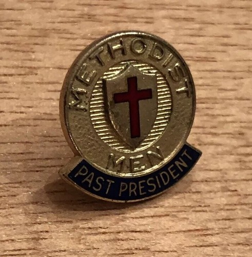 Vintage 1980s Methodist Men Past President Pin