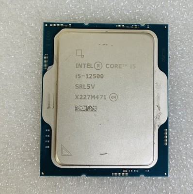 CPU      Core i5 12500 SRL5V LGA1700 INTEL CORE i5 12          Intel Core i5 1