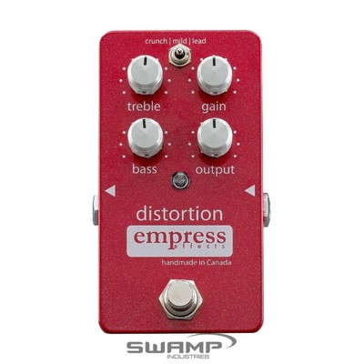 Empress Effects Distortion Guitar Effects Pedal Gain Control 2 EQ Controls