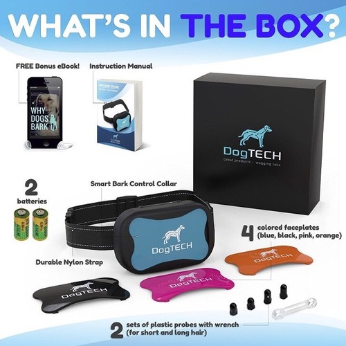 Bark Collar by DogTECH: No Shock Humane Training Collar, Sound and Vibration