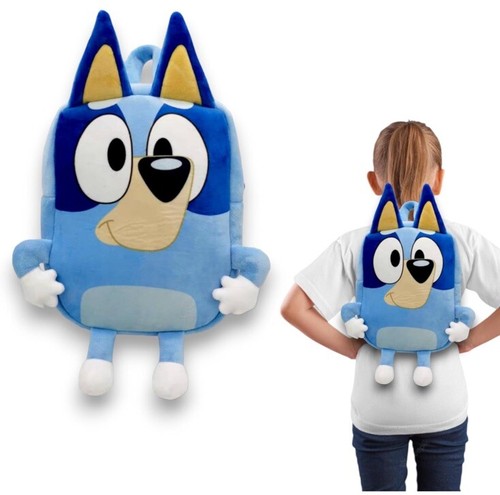 BLUEY - mid BACKPACK 11 inch bluey Plush Bag book Bag for Kid