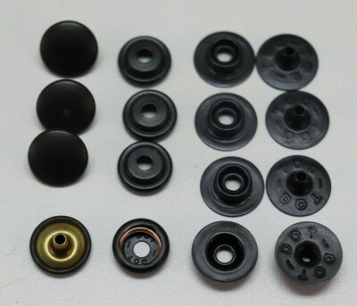 US Baby Dot Blackened Brass Snap snaps replacement 4 sets - Lot of 16pcs E7909