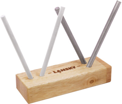 LANSKY TB-2D2C DIAMOND CERAMIC TURN BOX SHARPENER MEDIUM & FINE GRIT RODS