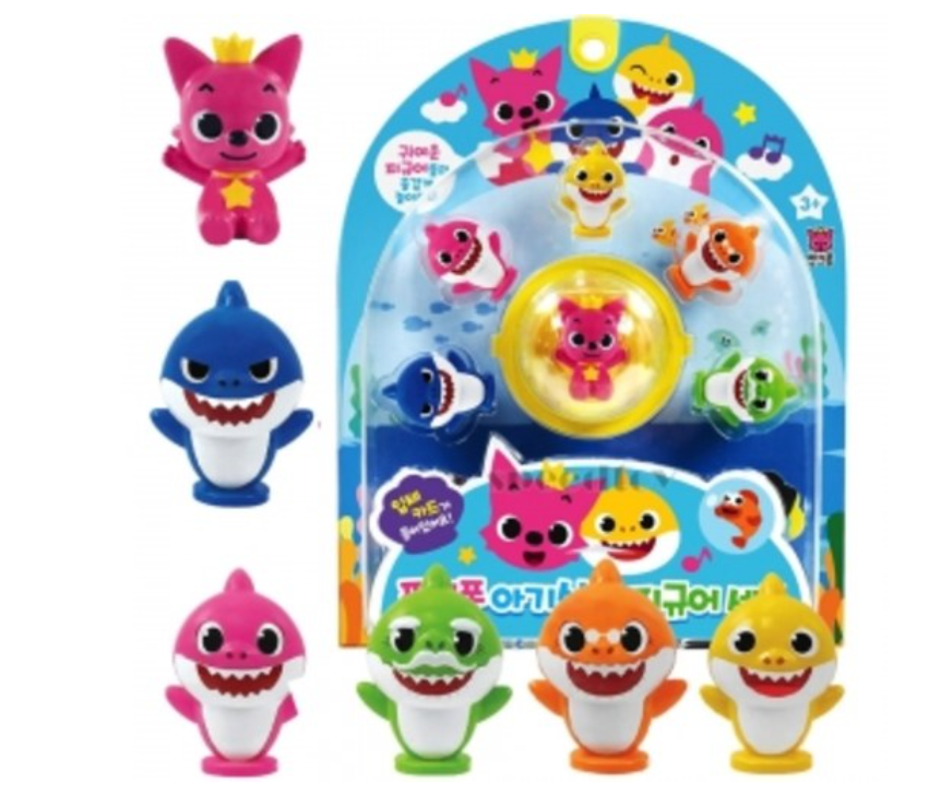 Pinkfong Baby Shark Figure Set 6 Pieces Kid Play Toy | eBay
