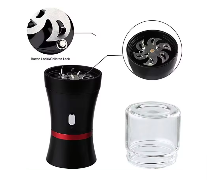 High Quality - Electric Tobacco Grinder🌱USB Rechargeable - Flower Herb Grinder