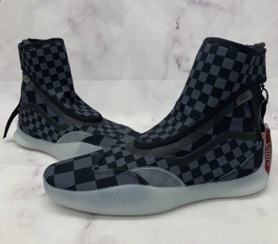 Vans Vault Boot Skoot Lx Checkered Grey Black Size 11