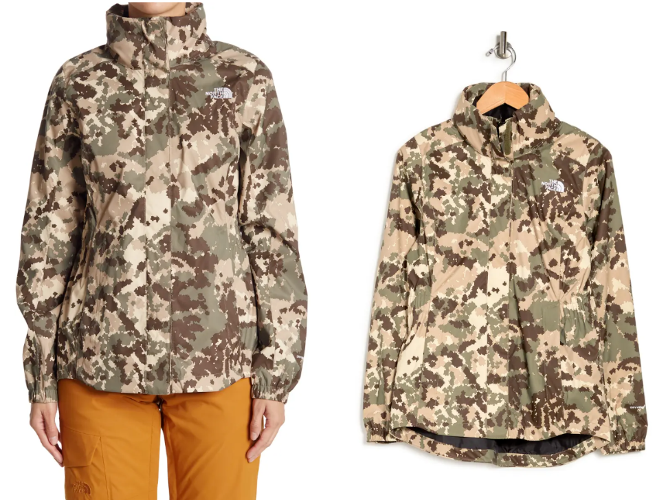 (ДЕФЕКТ ВЫРЕЗА) THE NORTH FACE Camo Resolve Parka II Куртка XL DryVent Водонепроницаемая