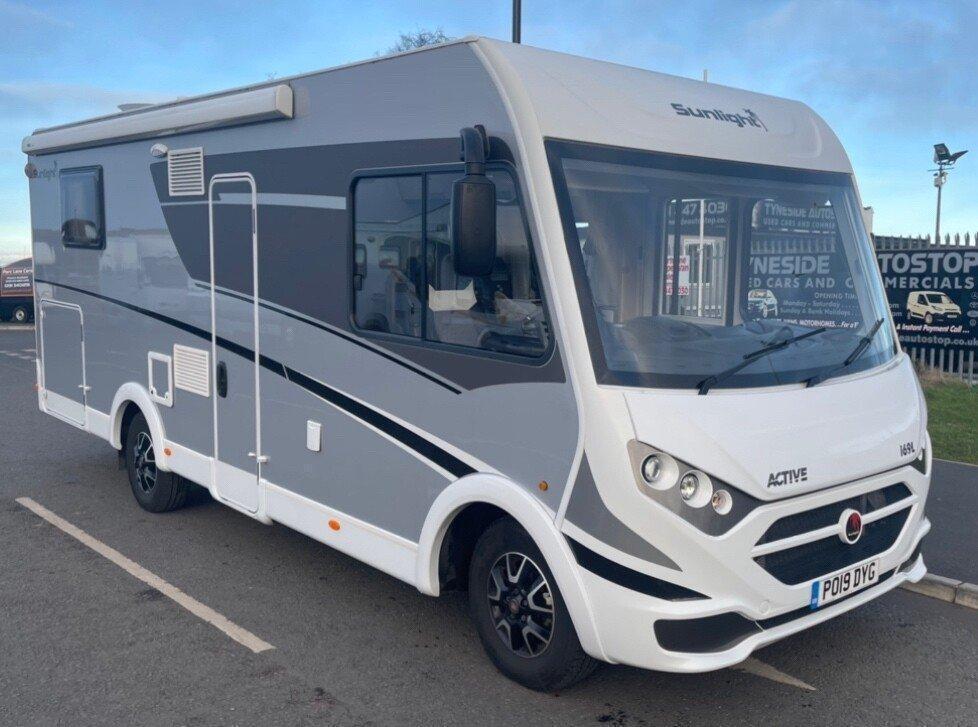 2019 19 FIAT UNSPECIFIED SUNLIGHT ACTIVE 169L 4 BERTH MOTORHOME 2.2 DIESEL in Newcastle, Tyne