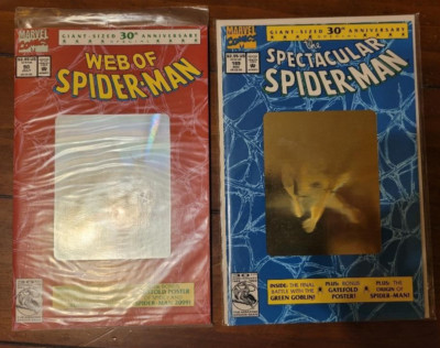 WEB OF SPIDERMAN #90 AND SPECTACULAR SPIDER-MAN #189 NM 
