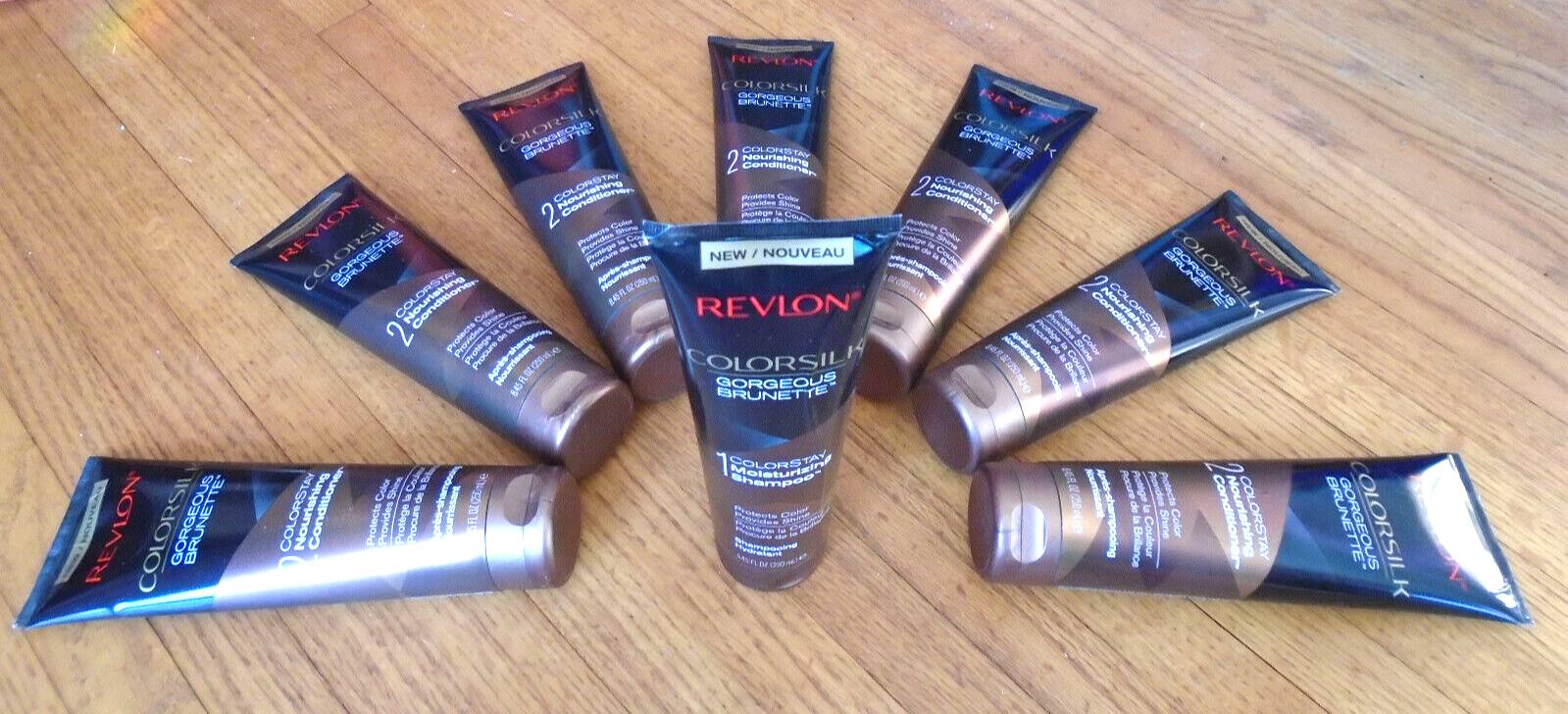 7 Revlon Colorsilk #2 ColorStay Conditioner Goreous Brunette 8.45 Oz + 1 Shampoo