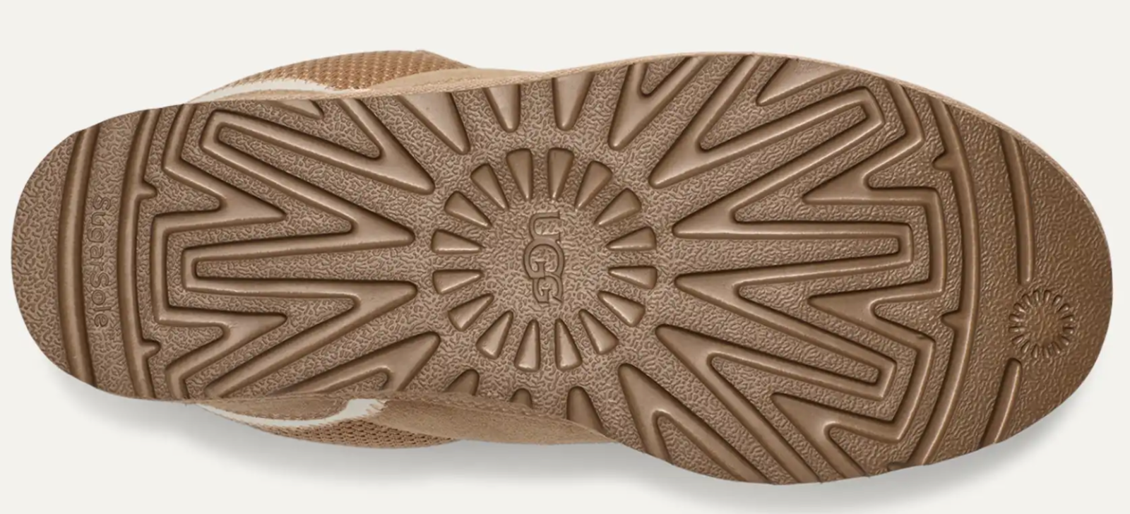 Pre-owned Ugg Women's Shoes  Lowmel Suede & Canvas High Top Sneakers 1144032 Sand Ships Now In Beige