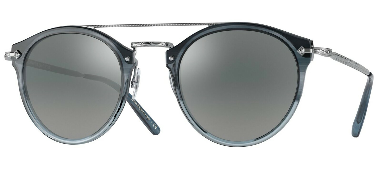 Pre-owned Oliver Peoples Gerardo Ov 5482s Brown Havana/green Photochromic Sunglasses