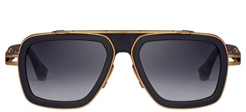 Pre-owned Dita Lxn-evo Dts403-a-01 Matte Black Gold Gray Gradient Lens Sunglasses Authenti