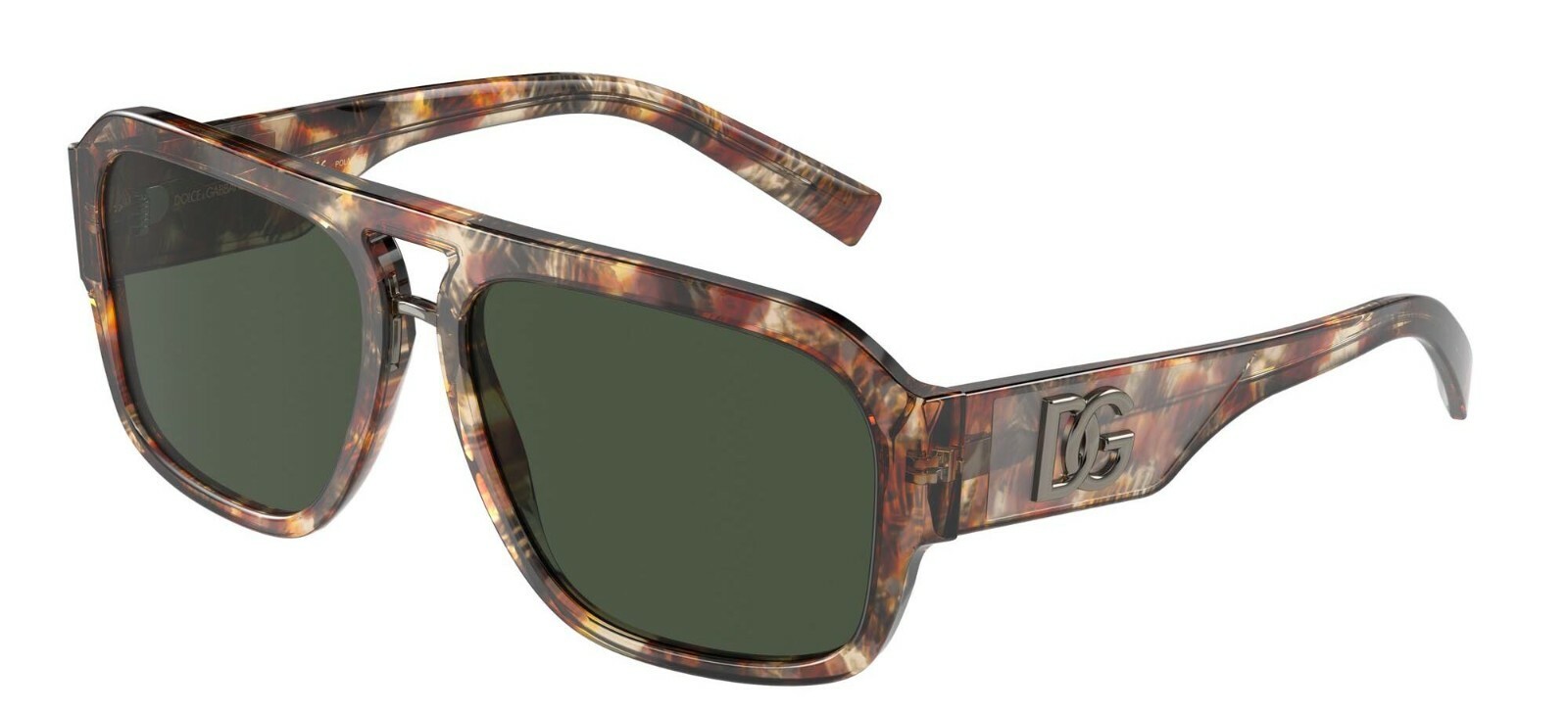 Pre-owned Dolce & Gabbana Dita Vastik Black Iron And Black/grey (dts441-a-02) Sunglasses In Green