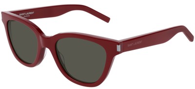 Pre-owned Saint Laurent Sl 51 Small Red/grey 51/20/145 Unisex Sunglasses