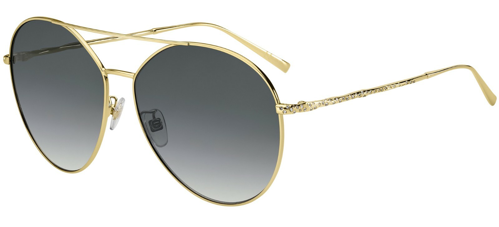 Pre-owned Givenchy Gucci Gg1431s Black/grey Shaded (001) Sunglasses