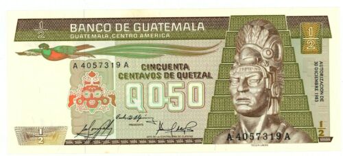 Guatemala ... P-65 ... 50 Centavos ... 1983 ... Choice *UNC*😉