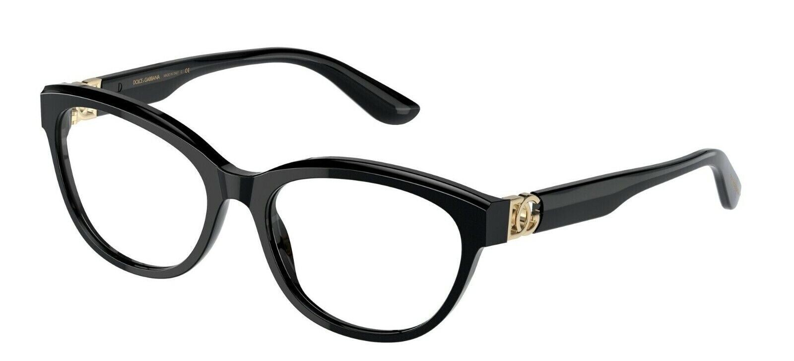 DOLCE & GABBANA キャットアイフレムメカネ 0DG3342 501 Dolce & Gabbana DG 3342 Black (501) Eyeglasses | eBay