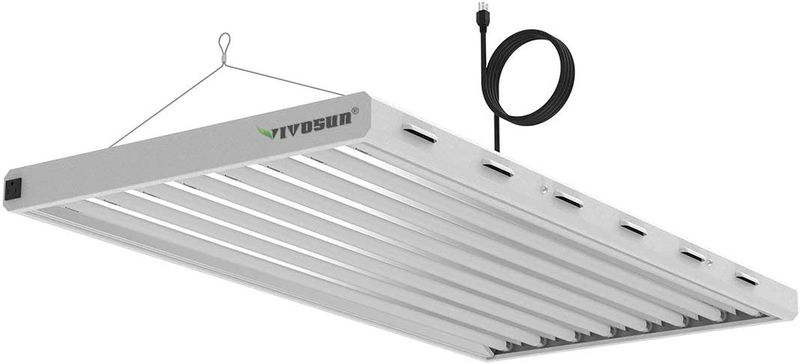 T5 Grow Lights 4 Ft, 432W(8 X 54W), T5 Light Fixture Bulbs, 6500K HO Fluorescent