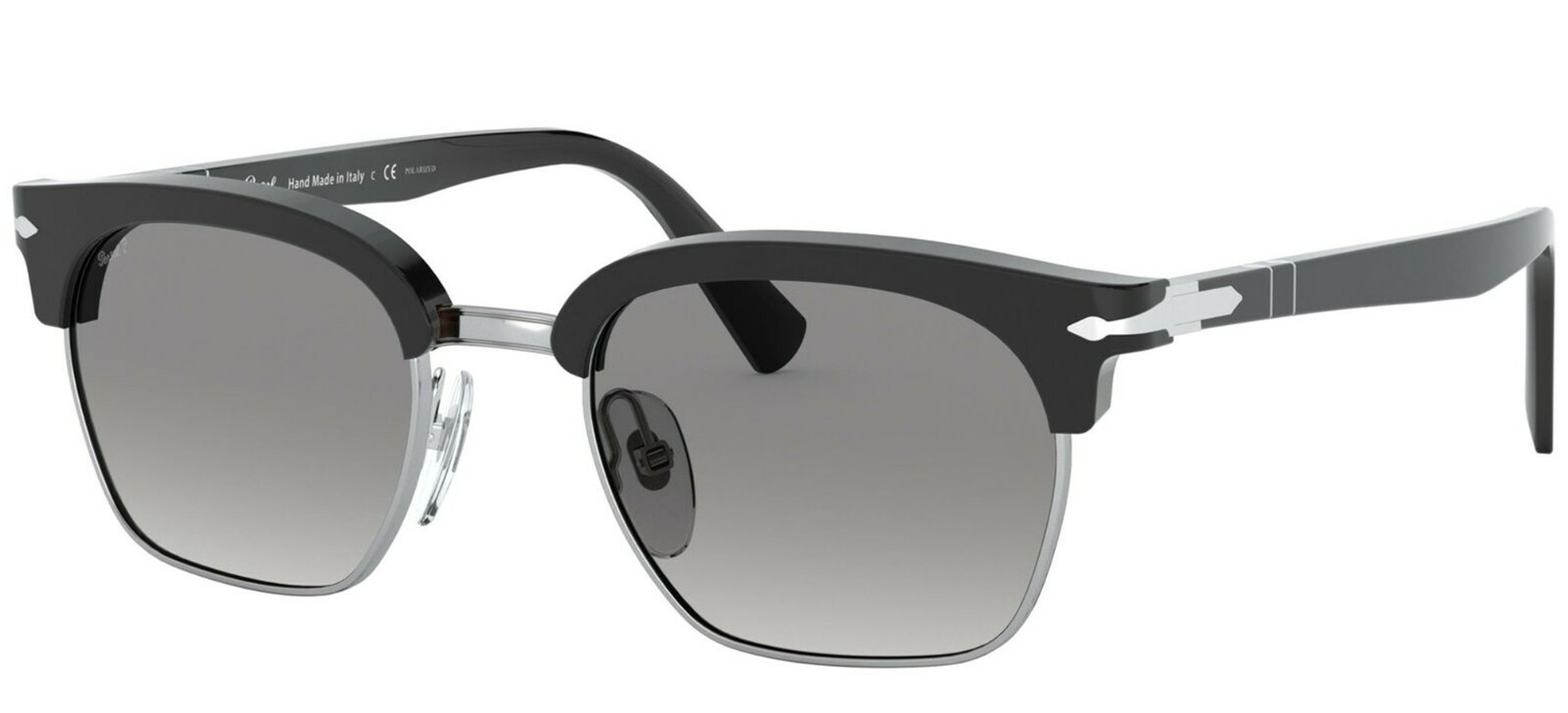 Pre-owned Persol Sartoria Po 3199s Black/grey Shaded Polarized (1106/m3) Sunglasses