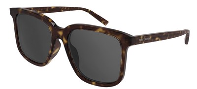 Pre-owned Saint Laurent Sl 480 Havana/grey 56/16/145 Unisex Sunglasses