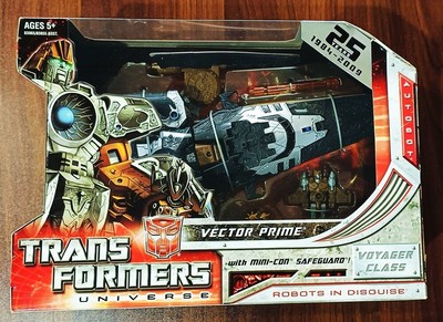 TRANSFORMERS UNIVERSE VECTOR PRIME ^ MINI-CON SAFEGUARD VOYAGER NEW