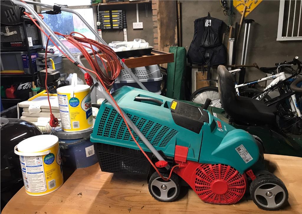 Bosch AVR 1100 Verti Cutter Lawn Raker scarifier in Abergavenny