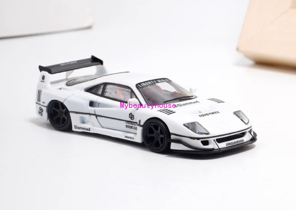 スターモデル F40 lbwk ホワイト 1/64 Top Art 1:64 White F40 LBWK Racing Sports Model Diecast