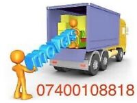 CHEAP URGENT LOCAL MAN & LUTON VAN HIRE HOUSE OFFICE BIKE PIANO MOVE RUBBISH WASTE REMOVALS SERVICES
